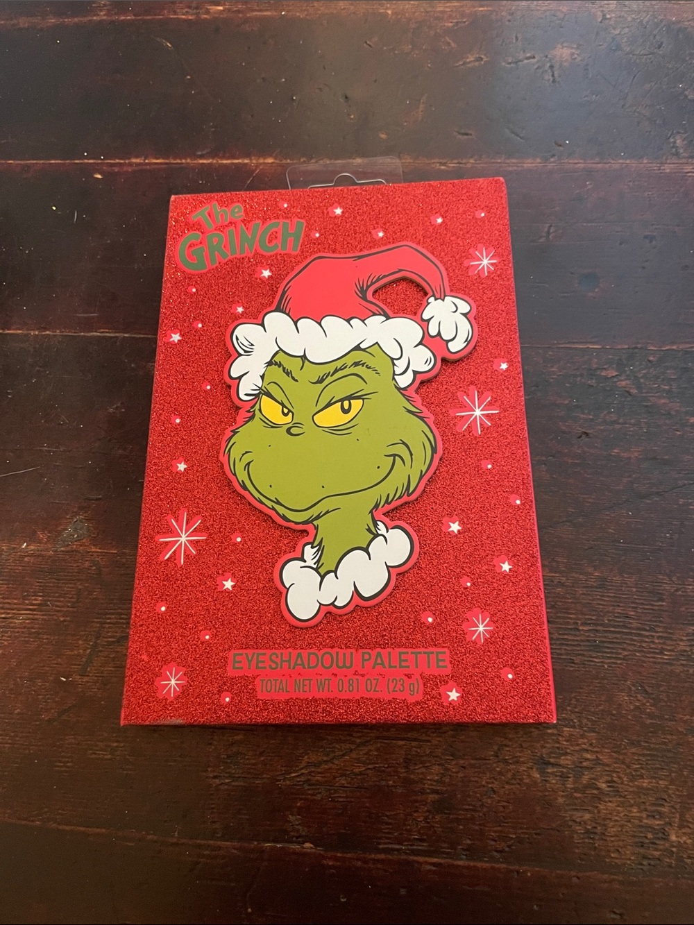 Grinch Red Holiday Eyeshadow Palette by